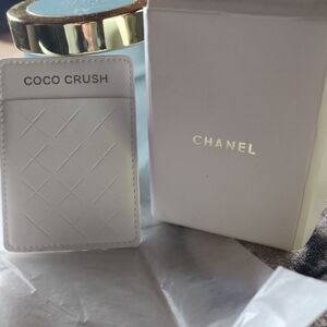 Chanel Coco Crush White Card Holder